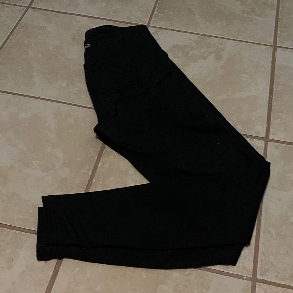 90 Degree By Reflex Jet Black Leggings